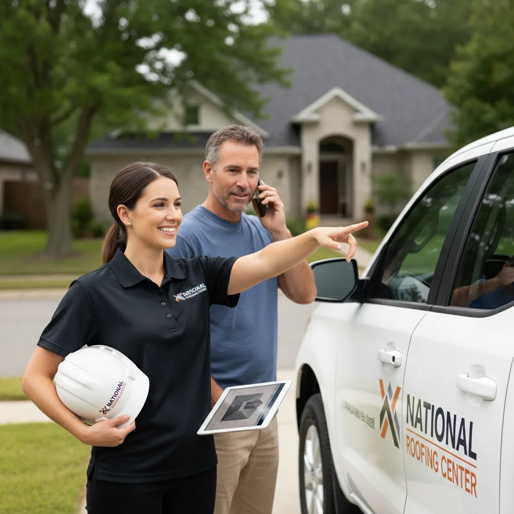 National Roofing Center customer support in Harshaw